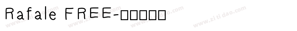 Rafale FREE字体转换